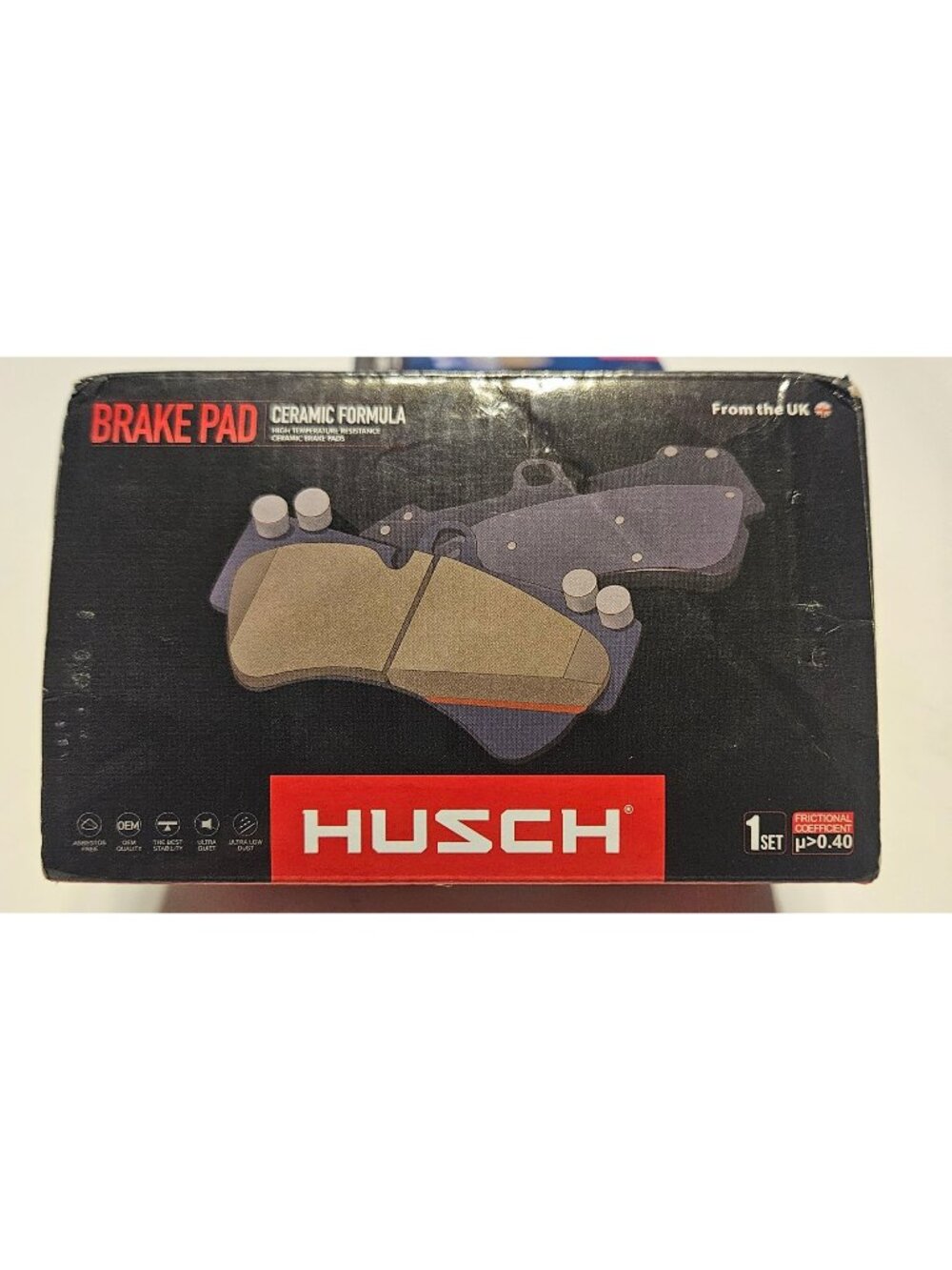 Husch D606-7487 Rear Brake Pads for Toyota 4 Runner/FJ-Cruiser/Fortuner/Hilux...